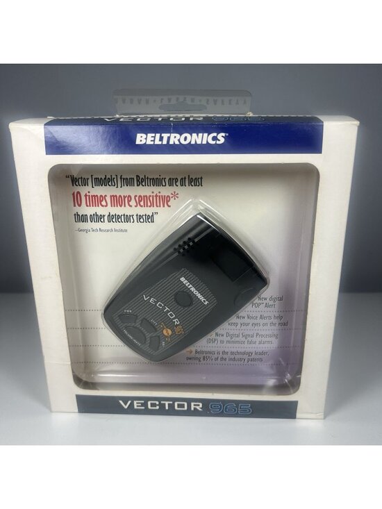 Beltronics Other - Beltronics Vector 965 V965 Radar Laser Detector New Open Box New Old Stock NOS